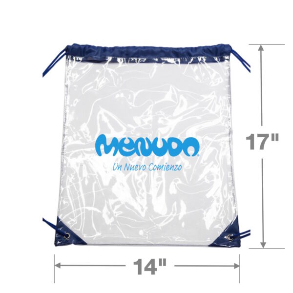 Picture of Clear Drawstring Backpack - menudo Logo